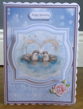 OTTERLY IN LOVE 5X7 by Johanna Lambert
