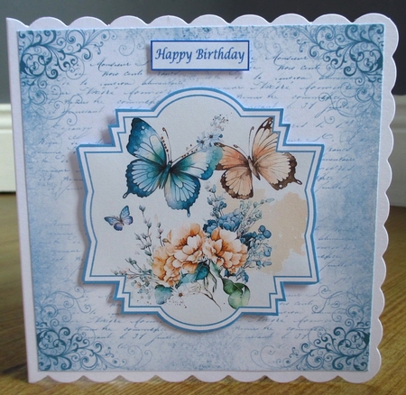 Butterfly and flowers toppers by Johanna Lambert