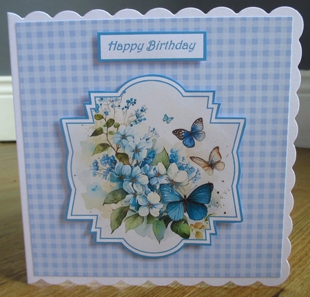 Butterfly and flowers toppers by Johanna Lambert