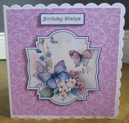 Butterfly and flowers toppers by Johanna Lambert