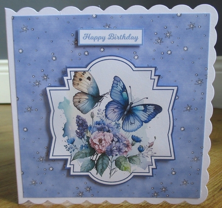 Butterfly and flowers toppers by Johanna Lambert