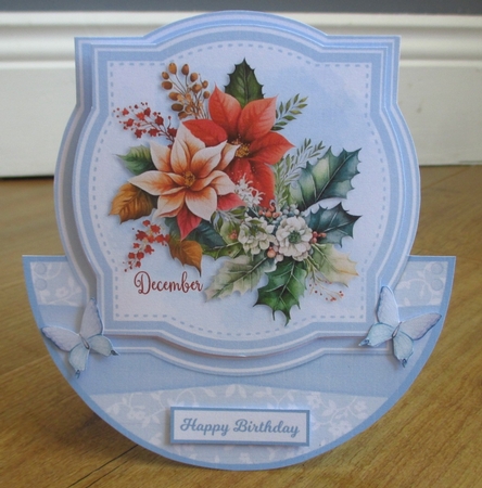 BIRTHDAY FLOWERS  rocker card by Johanna Lambert