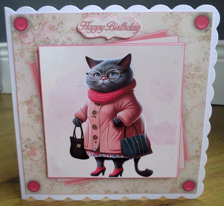 Grandma Cat 2 Mini Kit  by Johanna Lambert