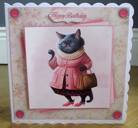 Grandma Cat 2 Mini Kit  by Johanna Lambert