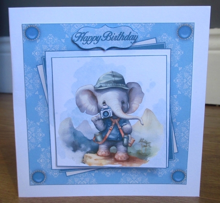 Happy Elephant Mini Kit  by Johanna Lambert