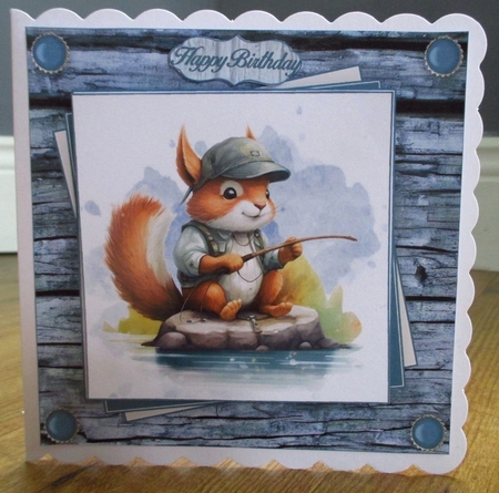 Happy Squirrel Mini Kit  by Johanna Lambert