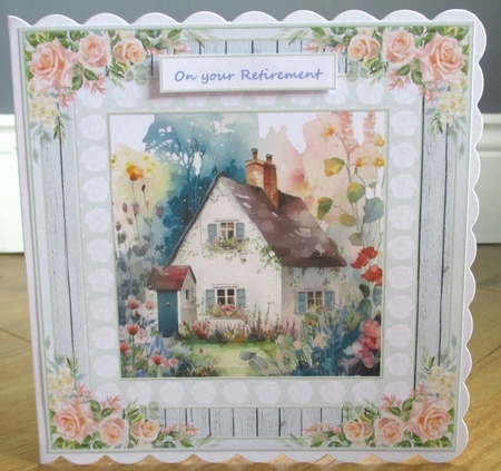 Country Cottages 7x7ins x 6 Topper Kit 1 by Johanna Lambert