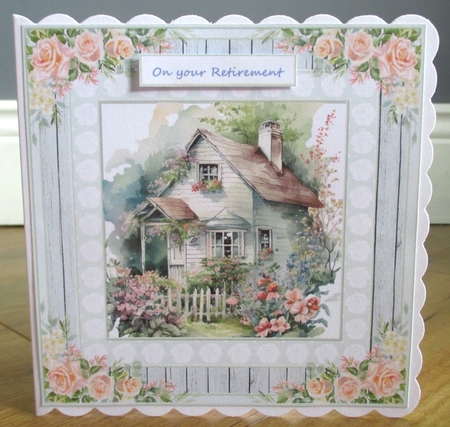 Country Cottages 7x7ins x 6 Topper Kit 1 by Johanna Lambert