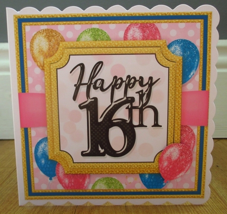 Birthday Ages Cardfront Topper Kit 2 by Johanna Lambert