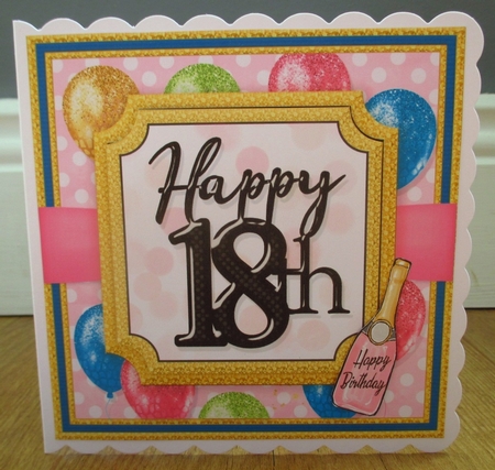 Birthday Ages Cardfront Topper Kit 2 by Johanna Lambert