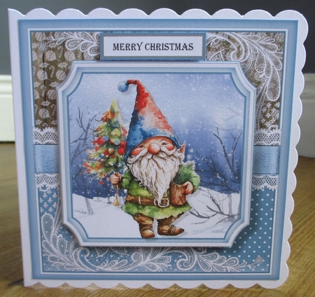 The Christmas Gnome TOPPER KIT  by Johanna Lambert