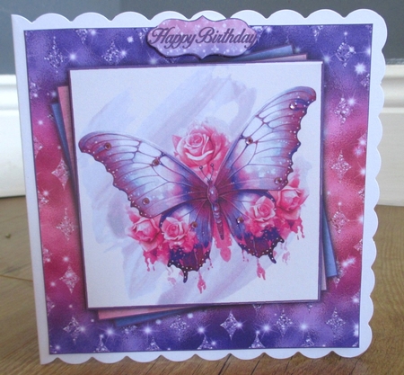 Purple Butterfly Mini Kit  by Johanna Lambert