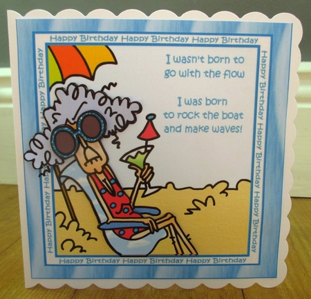 7x7 Stella born to make waves mini kit by Johanna Lambert