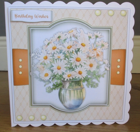 8x8 Mini Kit Beautiful Daisys In a Jar by Johanna Lambert