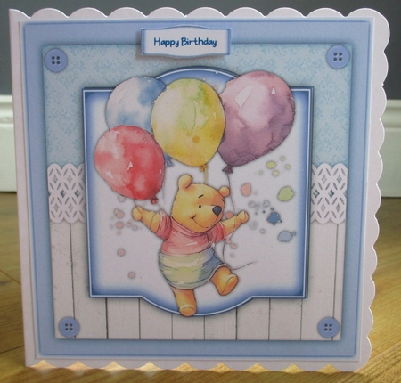 8x8 Mini Kit, Winnie Poohs  Birthday Wishes by Johanna Lambert