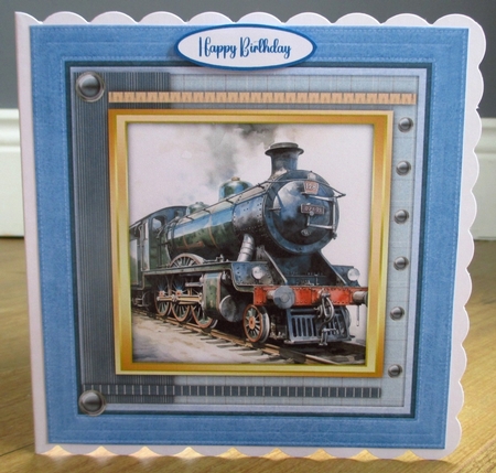 8x8 Mini Kit, Lovely Steam Trains by Johanna Lambert