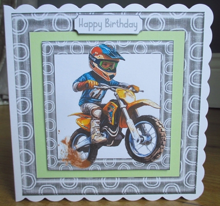 Boys Dirt Bikers 8x8 Mini Kit by Johanna Lambert