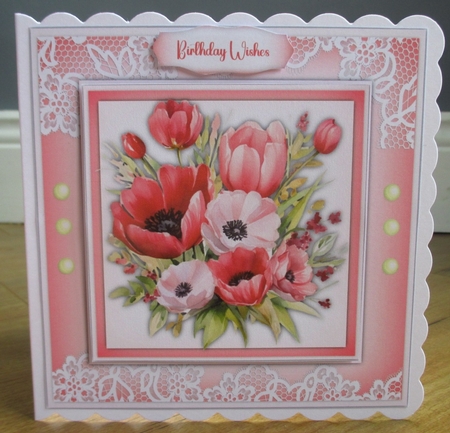 8x8 Mini Kit, Gorgeous Pink Tulips and Anenomies by Johanna Lambert