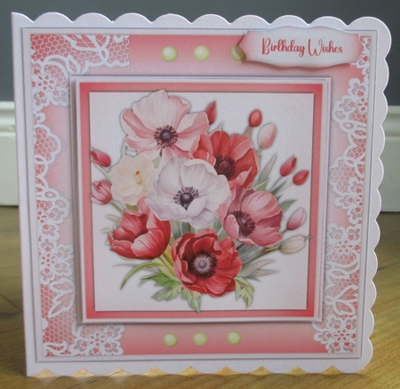 8x8 Mini Kit, Gorgeous Pink Tulips and Anenomies by Johanna Lambert