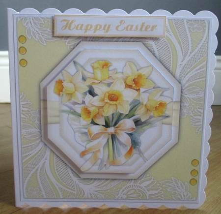 8x8 Mini Kit, Gorgeous Octagonal Spring Daffodils by Johanna Lambert