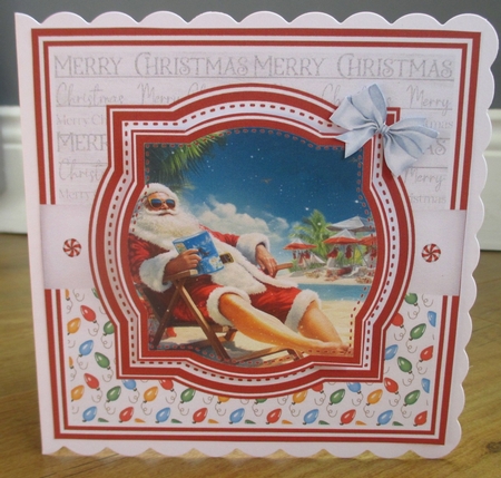 BEACH SANTA by Johanna Lambert