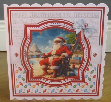 BEACH SANTA by Johanna Lambert