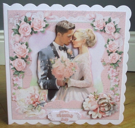 Pink Roses Wedding Mini Kit  by Johanna Lambert