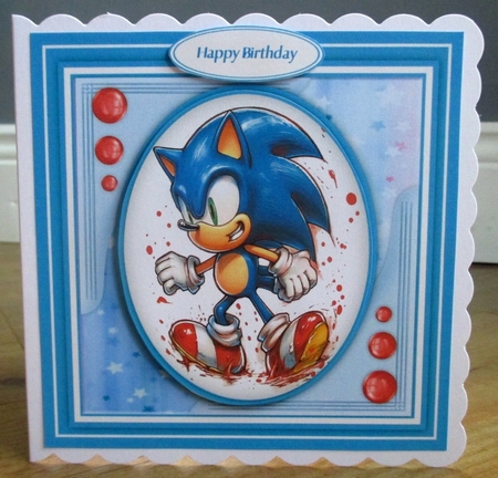 8x8 Mini Kit, Gorgeous Sonic Hedgehog by Johanna Lambert