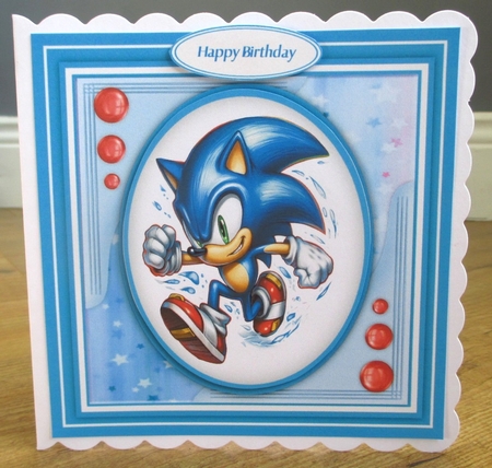 8x8 Mini Kit, Gorgeous Sonic Hedgehog by Johanna Lambert