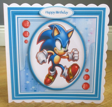 8x8 Mini Kit, Gorgeous Sonic Hedgehog by Johanna Lambert