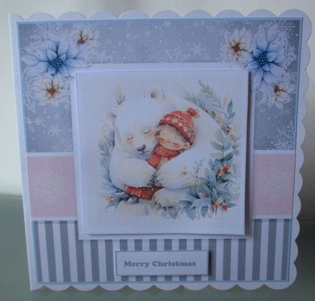 Big Bear Hug Card & Topper Set by Johanna Lambert