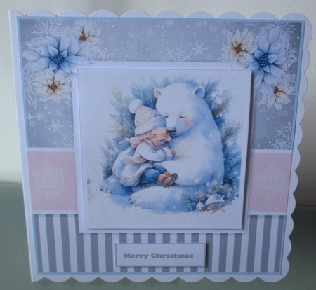 Big Bear Hug Card & Topper Set by Johanna Lambert
