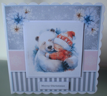 Big Bear Hug Card & Topper Set by Johanna Lambert