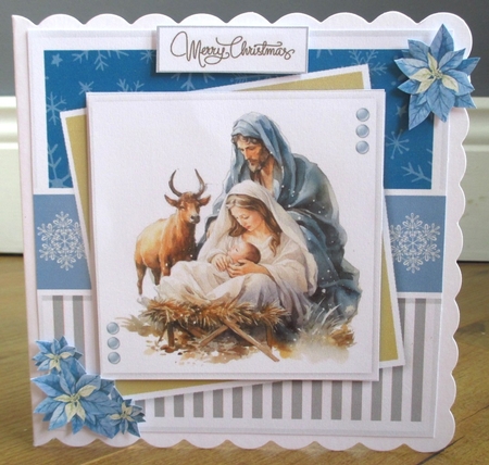 The Story Of Christmas Card Toppers Set by Johanna Lambert