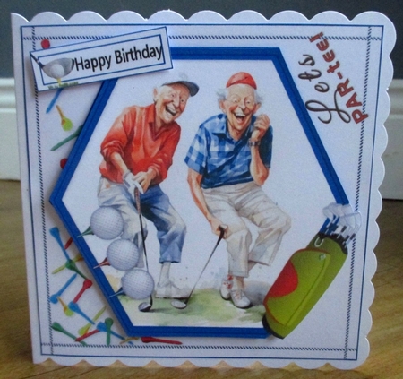 6x6 Golden oldies golf mini kit choice of four by Johanna Lambert