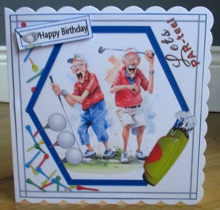 6x6 Golden oldies golf mini kit choice of four by Johanna Lambert