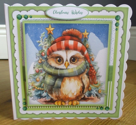8x8 Mini Kit, Gorgeous Christmas Owl by Johanna Lambert