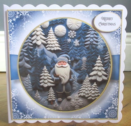 Blue Felted Winter Multi Topper Kit by Johanna Lambert