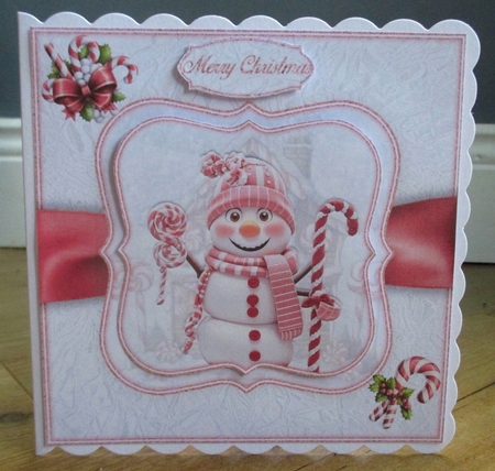 Pink Snowman Mini Kit   by Johanna Lambert