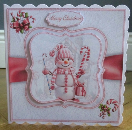 Pink Snowman Mini Kit   by Johanna Lambert