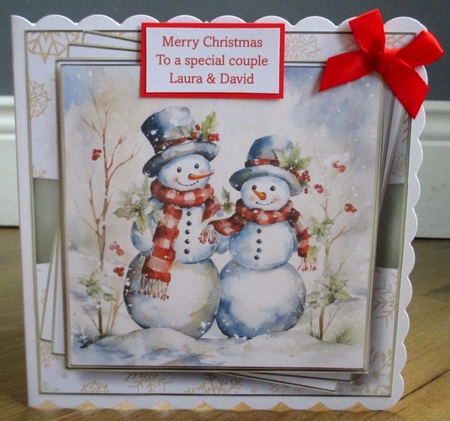 Vintage Snowmen Multi Topper Kit by Johanna Lambert
