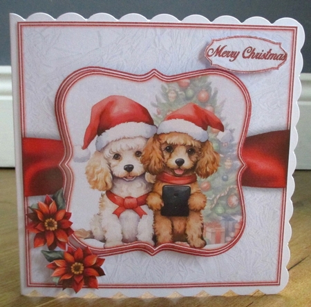 Dogs Christmas Selfie Mini Kit   by Johanna Lambert
