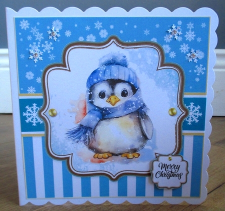 Cute Christmas Animals Toppers Set by Johanna Lambert