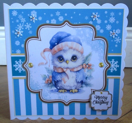 Cute Christmas Animals Toppers Set by Johanna Lambert
