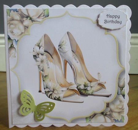 Stunning Shoes & White Flowers Multi Topper Kit by Johanna Lambert