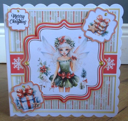 Warm Fairy Christmas WishesToppers Set by Johanna Lambert