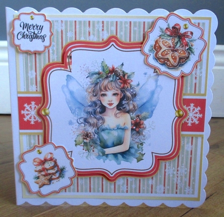 Warm Fairy Christmas WishesToppers Set by Johanna Lambert