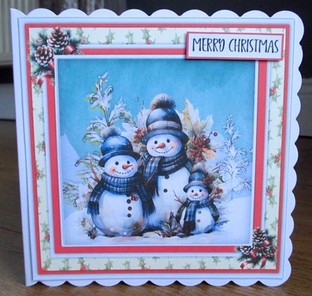 7x7 Mini Kit, Gorgeous Festive Snowfamily by Johanna Lambert