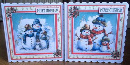 7x7 Mini Kit, Gorgeous Festive Snowfamily by Johanna Lambert