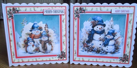 7x7 Mini Kit, Gorgeous Festive Snowfamily by Johanna Lambert